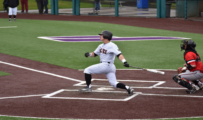 Western Oregon outfielder Cody Sullivan was named the GNAC Player of the Week after hitting two home runs and leading the Wolves to four wins.